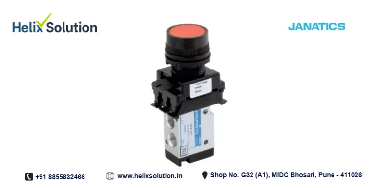 Janatics Air Pneumatic Mechanical Push Button Valve - DP2,DS2 Series