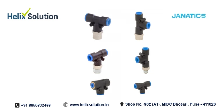 Janatics Pneumatic Male Tee Branch